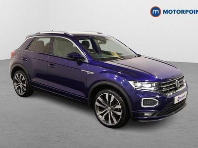 Blue Used 2020 VW T-Roc R-line SUV | £21,099 (Fair price)