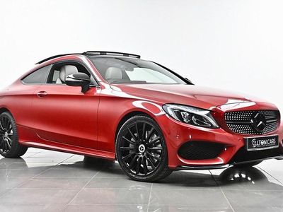 Red Used 2016 Mercedes C250 AMG Line Premium Coupe | £16,490 (Expensive)