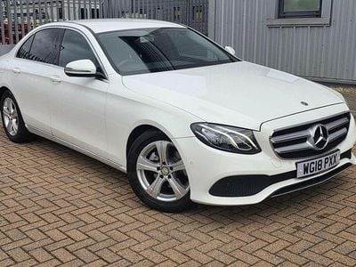 Used Mercedes E220 SE 2018 White Sedan