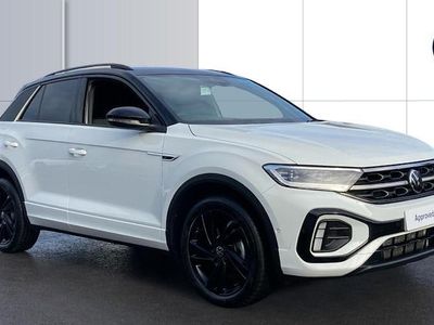 White Used 2025 VW T-Roc Black Edition SUV | £27,486 (Expensive)