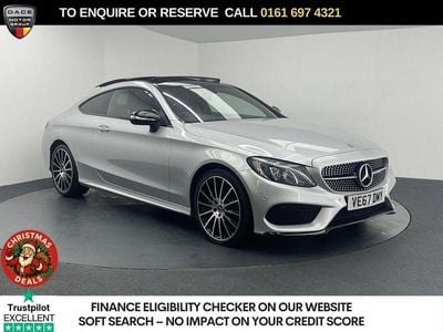 Silver Used 2017 Mercedes C200 AMG Line Premium Coupe | £17,470 (Fair price)