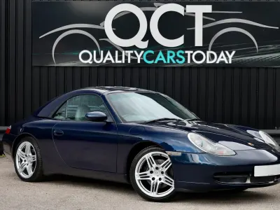 Used Porsche 911 300 HP (220 kW) 2000 Blue Cabriolet