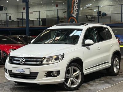 White Used 2015 VW Tiguan R-line Edition SUV | £9,895 (Fair price)