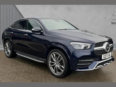 Blue Used 2021 Mercedes GLE350 AMG line SUV | £44,980 (Expensive)