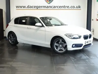 Used BMW 116 Sport Line 116 HP (85 kW) 2017 White Hatchback