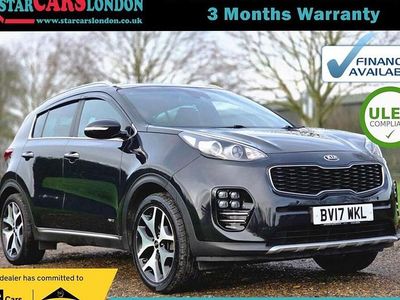 Black Used 2017 Kia Sportage GT-Line SUV | £11,200 (Fair price)