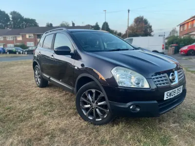 Used Nissan Qashqai N-TEC 113 HP (83 kW) 2009 Black SUV
