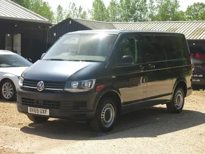 Used VW Transporter Startline 102 HP (75 kW) 2019 Blue Van