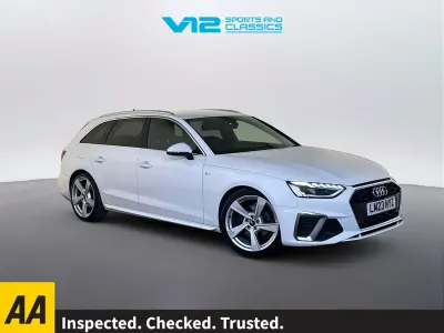 Used Audi A4 S-Line 150 HP (110 kW) 2023 White Estate