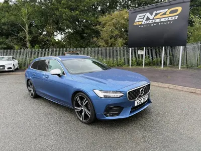 Used Volvo V90 R-Design Pro 190 HP (139 kW) 2018 Blue Estate