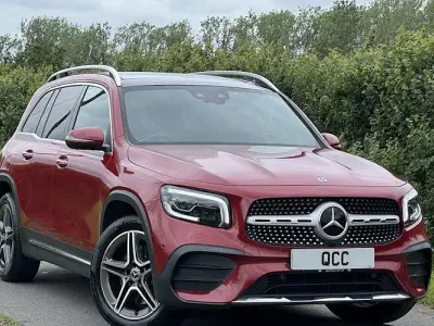 Used Mercedes GLB220 AMG Line Premium Plus 190 HP (139 kW) 2021 Patagonia red SUV