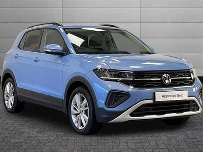 Clear blue Used 2024 VW T-Cross Match SUV | £17,895 (Fair price)