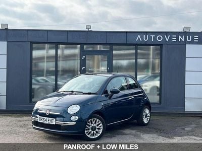 Used Fiat 500 Lounge 69 HP (50 kW) 2014 Blue Hatchback