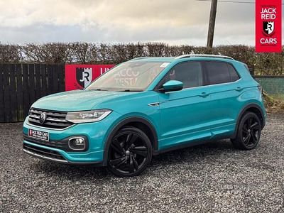 Turquoise Used 2021 VW T-Cross R-line SUV | £16,999 (Fair price)