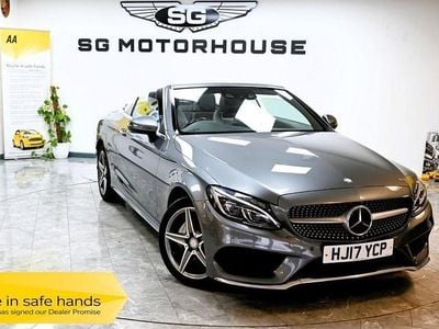 Usado Mercedes C220 AMG line 2017 Cinzento Cabrios