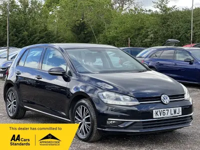Used VW Golf VII SE 2017 Black Hatchback