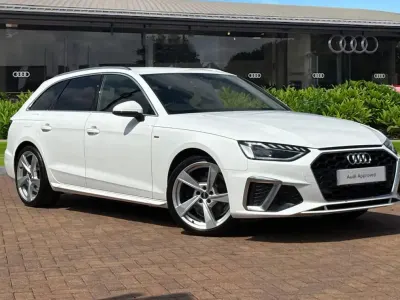 Used Audi A4 S-Line 150 HP (110 kW) 2023 White Estate