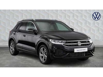 Deep black pearl Used 2025 VW T-Roc R-line SUV | £26,720 (Fair price)