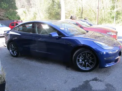 Used Tesla Model 3 Long Range AWD 366 kW (498 HP) 2022 Blue Sedan