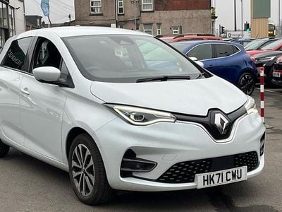 White Used 2021 Renault Zoe GT-Line Hatchback | £9,435 (Fair price)