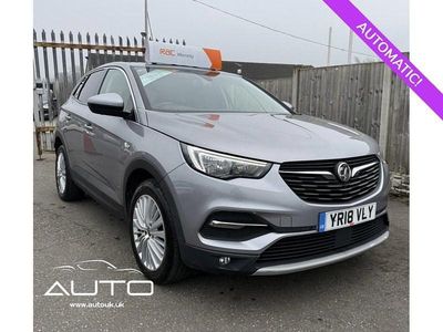 Used Vauxhall Grandland X Sport 120 HP (88 kW) 2018 Grey SUV