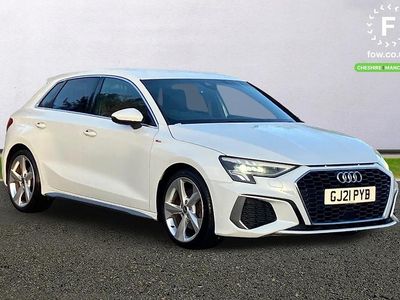 White Used 2021 Audi A3 S-Line Hatchback | £17,899 (Fair price)