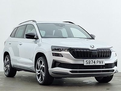 Used Skoda Karoq SportLine 150 HP (110 kW) 2024 Silver SUV