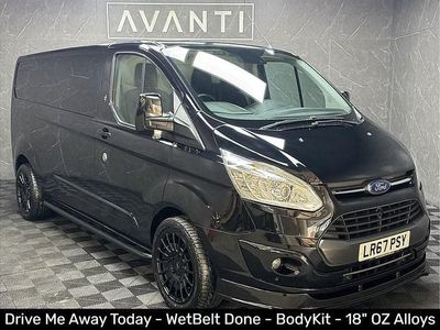 Used Ford Transit Custom Limited 130 HP (95 kW) 2017 Black Van