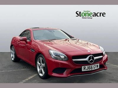 Used Mercedes SLC200 180 HP (132 kW) 2016 Red Cabriolet