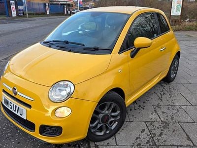 Used Fiat 500 S 2015 Yellow Hatchback