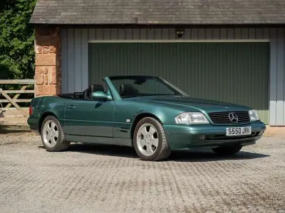 Used Mercedes SL280 200 HP (147 kW) 1998 Green Cabriolet