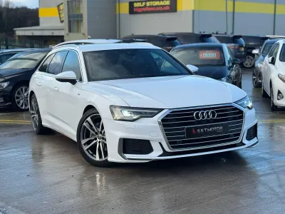 Used Audi A6 S-Line 204 HP (150 kW) 2019 White Estate