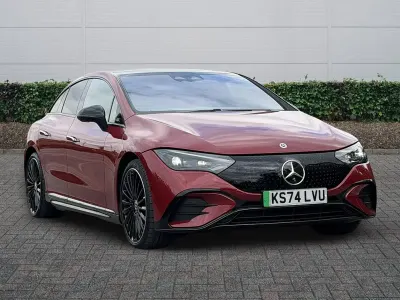 Used Mercedes EQE350 AMG line 214 kW (292 HP) 2025 Red Sedan
