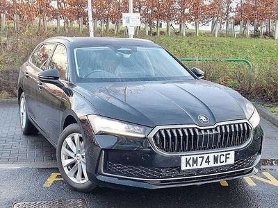 Midnight black metallic Used 2024 Skoda Superb SE Technology Estate | £27,995 (Fair price)
