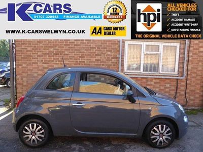 Grey Used 2018 Fiat 500 Pop Hatchback | £5,995 (Fair price)