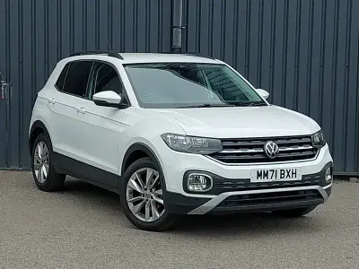 Used VW T-Cross Active 110 HP (80 kW) 2022 White SUV