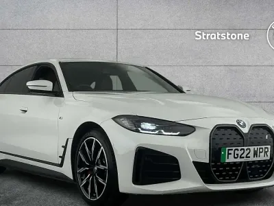 Used BMW i4 M Sport 246 kW (335 HP) 2022 White Sedan