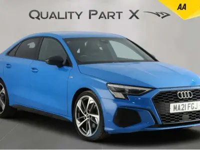 Used Audi A3 150 HP (110 kW) 2021 Blue Sedan
