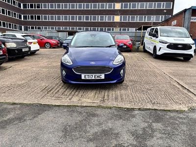Used Ford Fiesta Titanium 2017 Blue Hatchback