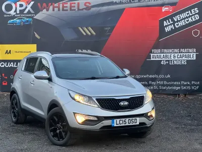 Begagnad Kia Sportage 134 HK (98 kW) 2015 Silver SUV