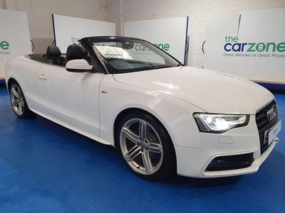 Used Audi A5 Cabriolet S-Line 2014 White Cabriolet