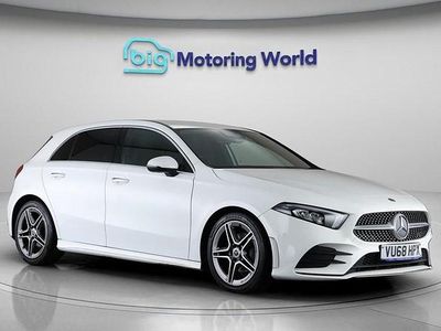 Used Mercedes A200 AMG line 163 HP (119 kW) 2018 White Hatchback