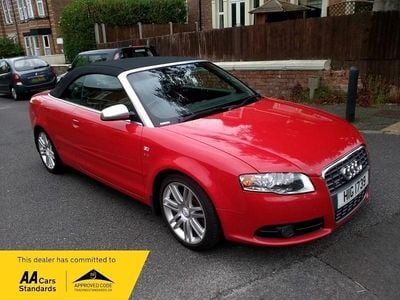 Red Used 2009 Audi A4 Cabriolet Cabriolet | £9,990