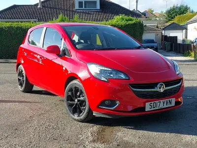 Used Vauxhall Corsa SRi 75 HP (55 kW) 2017 Red Hatchback