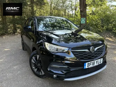 Used Vauxhall Grandland X Sport 130 HP (95 kW) 2018 Black SUV