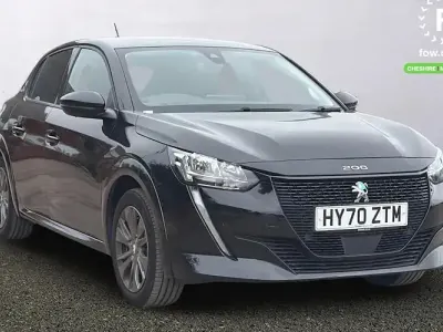 Used Peugeot e-208 Allure 100 kW (136 HP) 2020 Black Hatchback