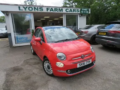 Used Fiat 500 Lounge 69 HP (50 kW) 2016 Pink Hatchback