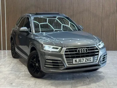 Usado Audi Q5 S-Line 190 HP (139 kW) 2017 Cinzento SUV
