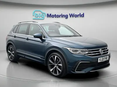 Used VW Tiguan R-line 150 HP (110 kW) 2021 Blue SUV
