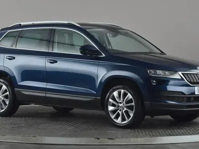 Używany Skoda Karoq SE L 150 KM (110 kW) 2021 Niebieski SUV